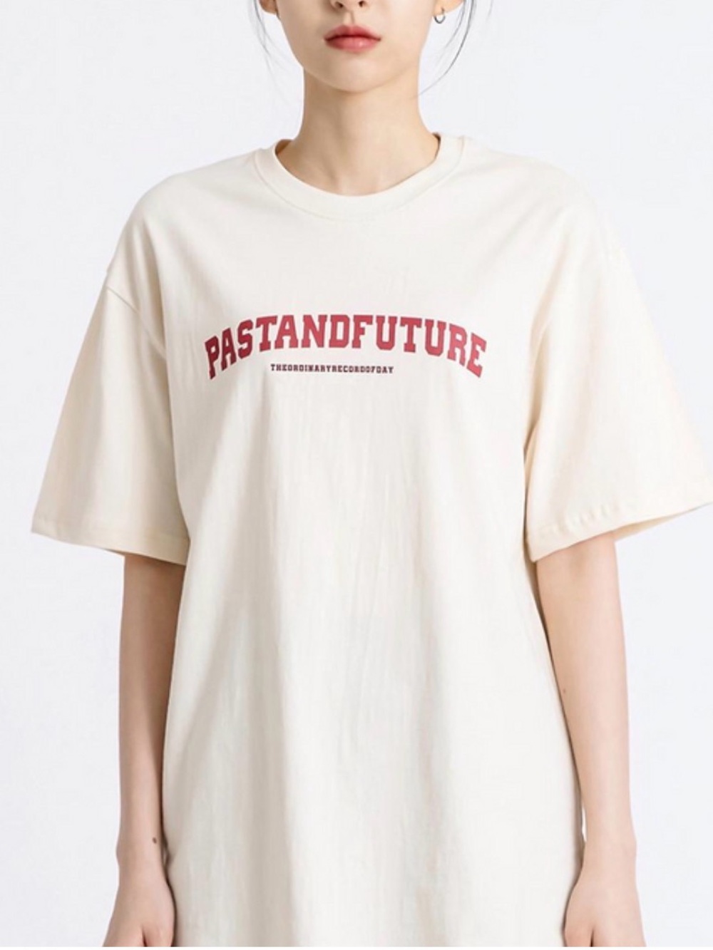 50ML Arch Logo Short Sleeve T-shirt (cream)